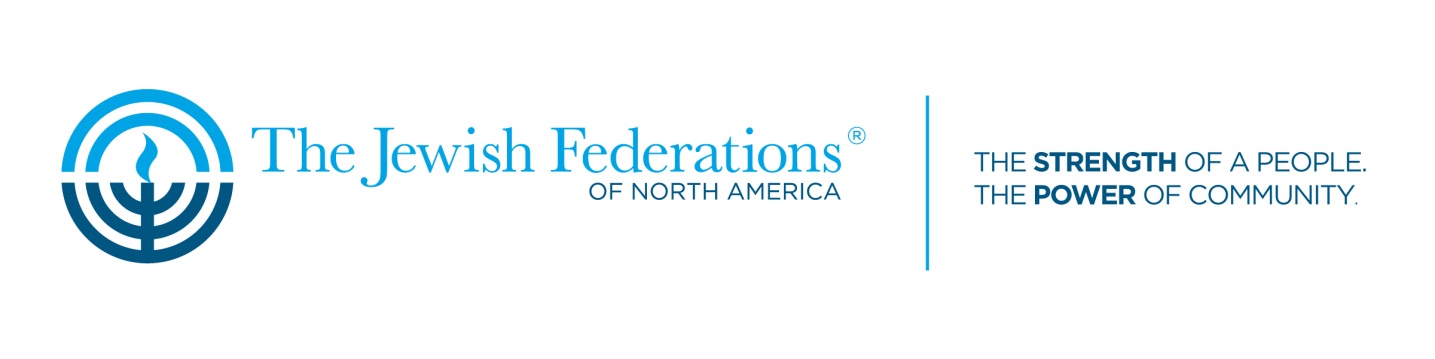 The Jewish Federations of North America logo